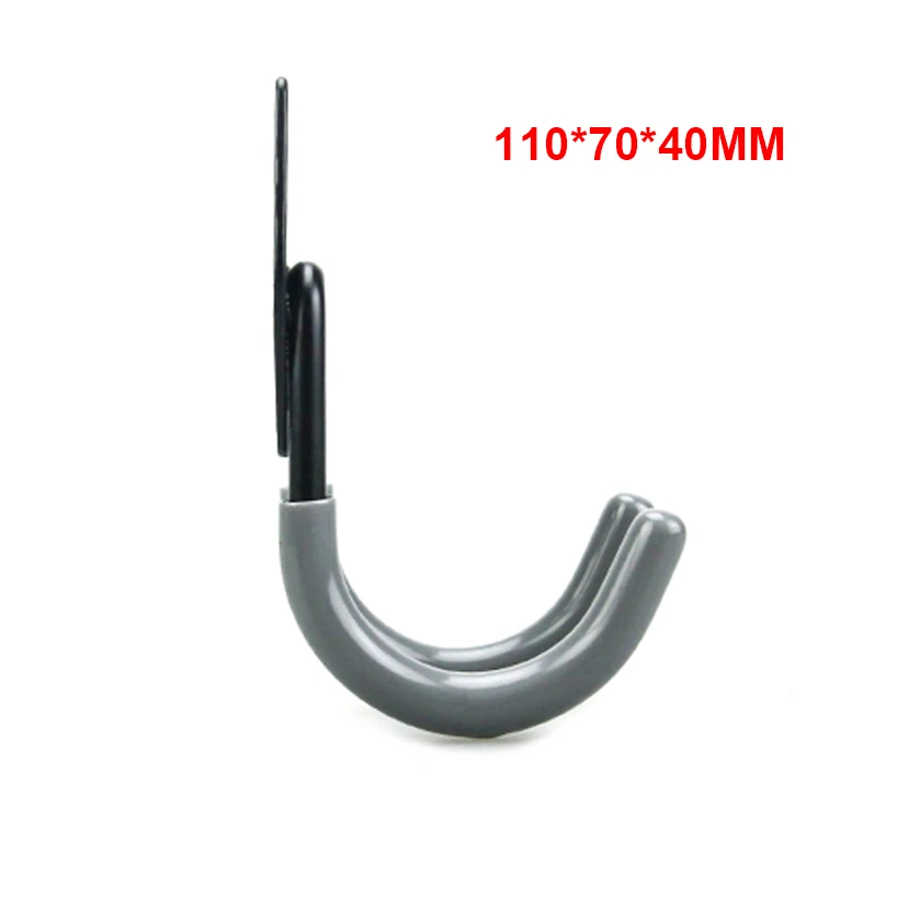 Crochet métallique robuste de 5 tailles, organisateur de Garage, support mural antidérapant, crochets de suspension de vélo, crochet de rangement pour échelles, outil de jardin