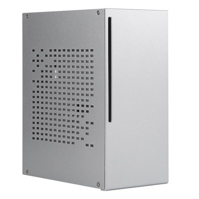 -A07D Mini ITX fallen Horizontale Computer Chassis HTPC Gastgeber fallen Kleine 1U Netzteil USB 2,0 ITX Gehäbenutzen Schreibtisch fallen: Ursprünglich Titel