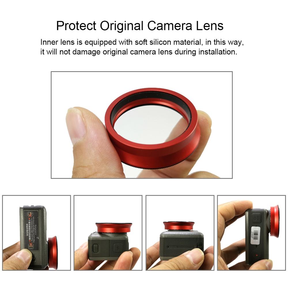 Lens Filter Uv Filter Beschermende Glas Waterdicht Accessoire Voor Dji Osmo Action Sport Camera Zwart Camera Len Filters