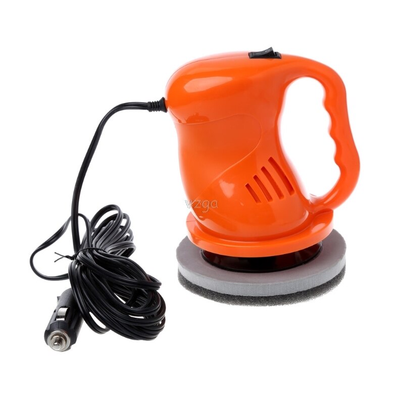 12V 40W Polishing Machine Car Auto Polisher Electric Tool Buffing Waxing Waxer: Orange
