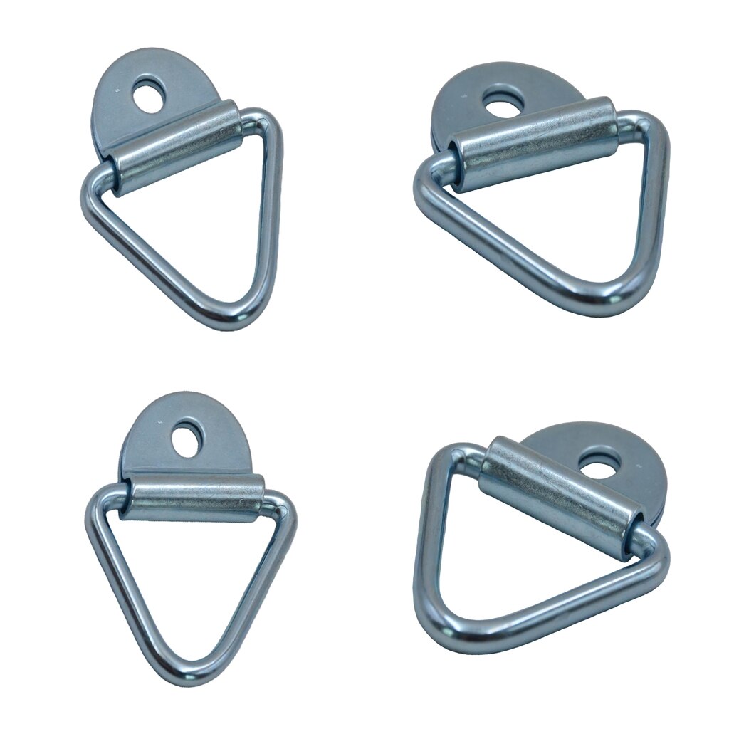 4Pcs Tie Down Lashing D Ring Anchor Cheat Anchor for Truck Trailers Van Boat