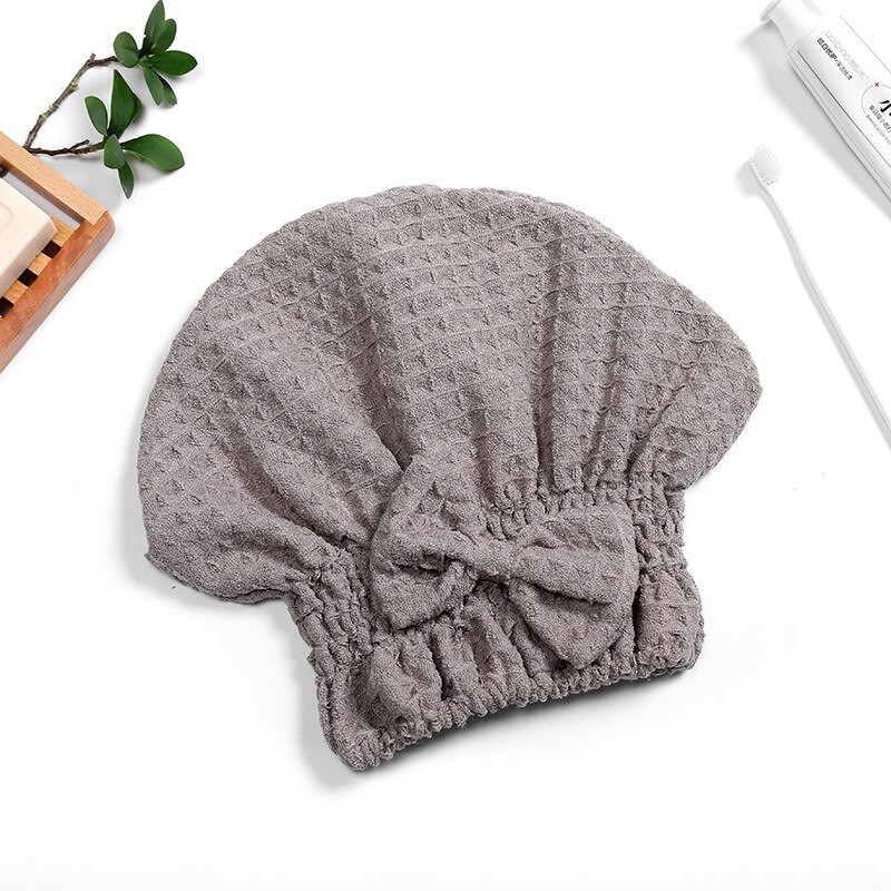 Reisbenodigdheden droog haarkapje snel drogend nachthemd draagbaar superabsorberend snel drogend badhanddoek reis gemak accessoire: Een donkergrijs