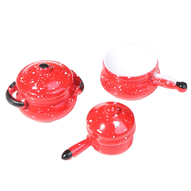 Di cottura Zuppa di Pentola Pentolame E Utensili Per Cucinare Casa Delle Bambole Accessori Per la Cucina In Miniatura Pentole Calde 1:12 Miniatura casa delle bambole