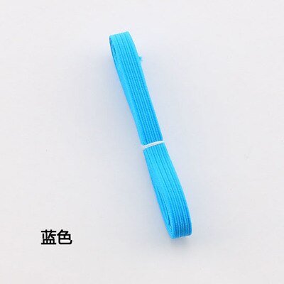 6mm couleur haute élastique rond élastique/rond élastique corde/élastique ligne élastique/accessoires de couture: blue