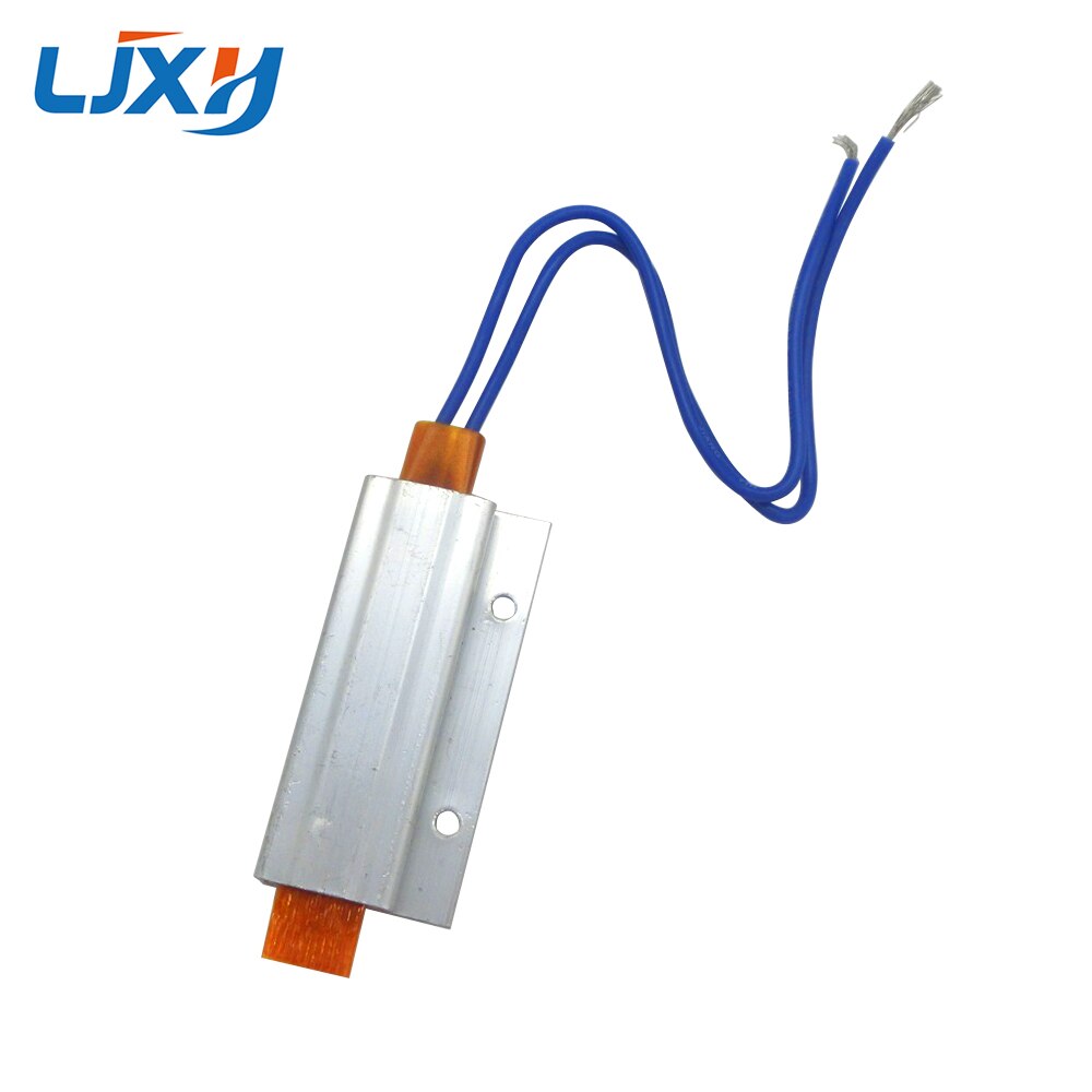 LJXH 2pcs 70/110/200/220 degrees Constant Temperature PTC Heater Element AC DC 24V/48V Size 60x28x7mm Shell Aluminum