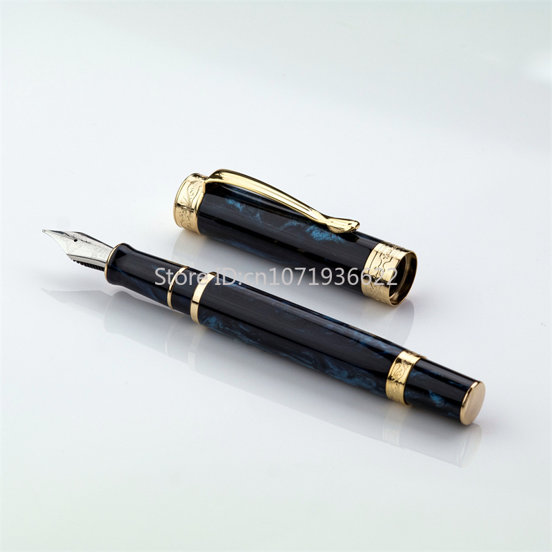 Pluma estilográfica Tangmoon D6 con tapa magnética, pluma de caligrafía de resina Premium, punta EF F para práctica de escritura y , suministros de oficina: Rojo / OBB