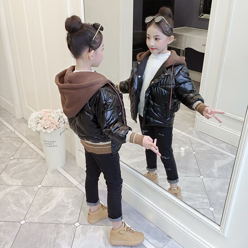 Girls cotton clothes winter coat winter girl bread service