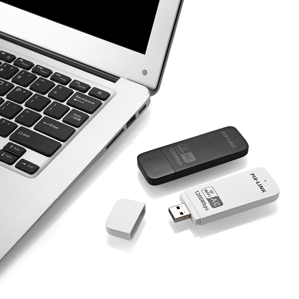 Tragbarer drahtloser usb- 3.0- netzwerkkartenadapter 1200m 2.4 / 5 ghz-dualband-wlan-router, unterstützt client- und ap-betriebsmodi