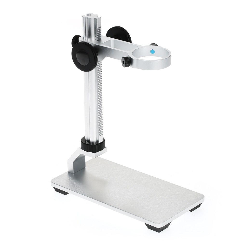 Adjustable Height Microscope Stand Aluminum Alloy Bracket Holder Lifting Support for Clamping 32-34mm USB Digital Microscopes
