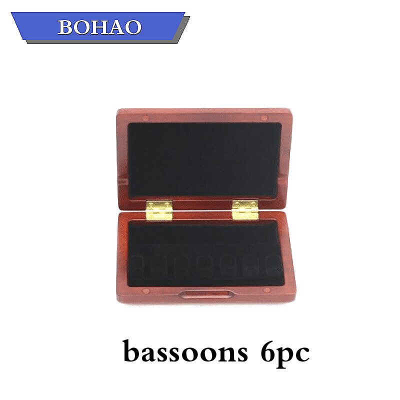 BOHAO Maple Wooden Bassoon Reed Case 3/5/6/11PCS Reed Hold reed box