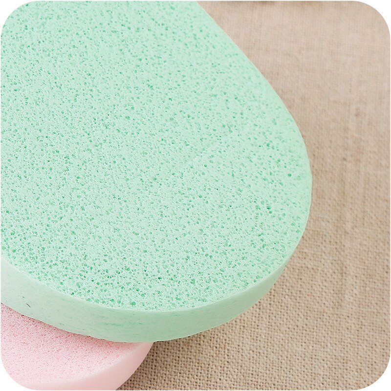 2 Stuks Gezichtsreiniging Spons Bladerdeeg Gezicht Cleaning Wash Pad Puff Beschikbaar Soft Make Zeewier Spons Make-Up Reiniging