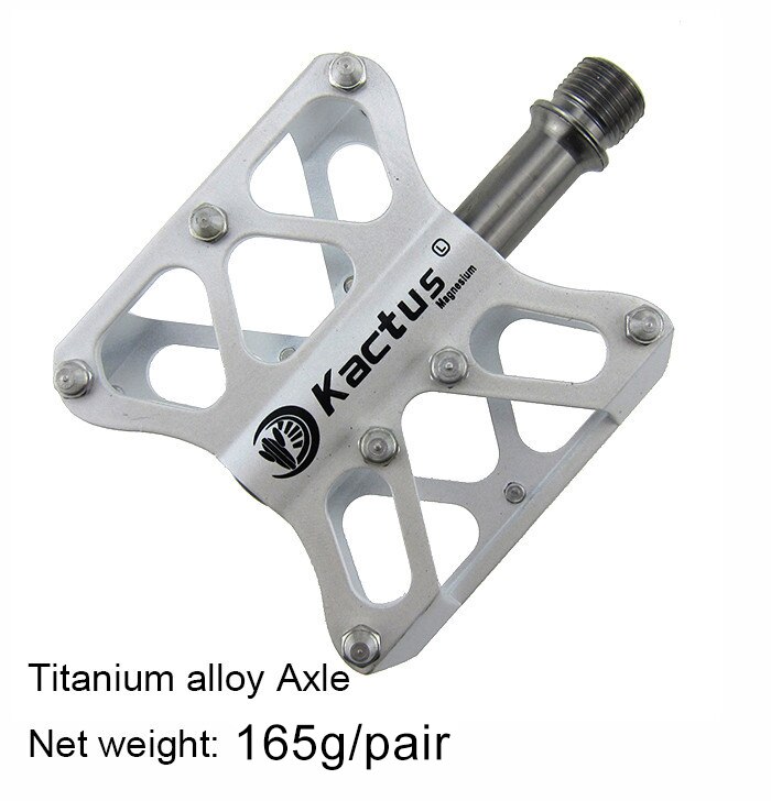 160 G/paar Mtb Fiets Titanium As Pedaal Cnc Racefiets Pedalen 6 Verzegelde Lagers Fietsen Pedaal Bmx