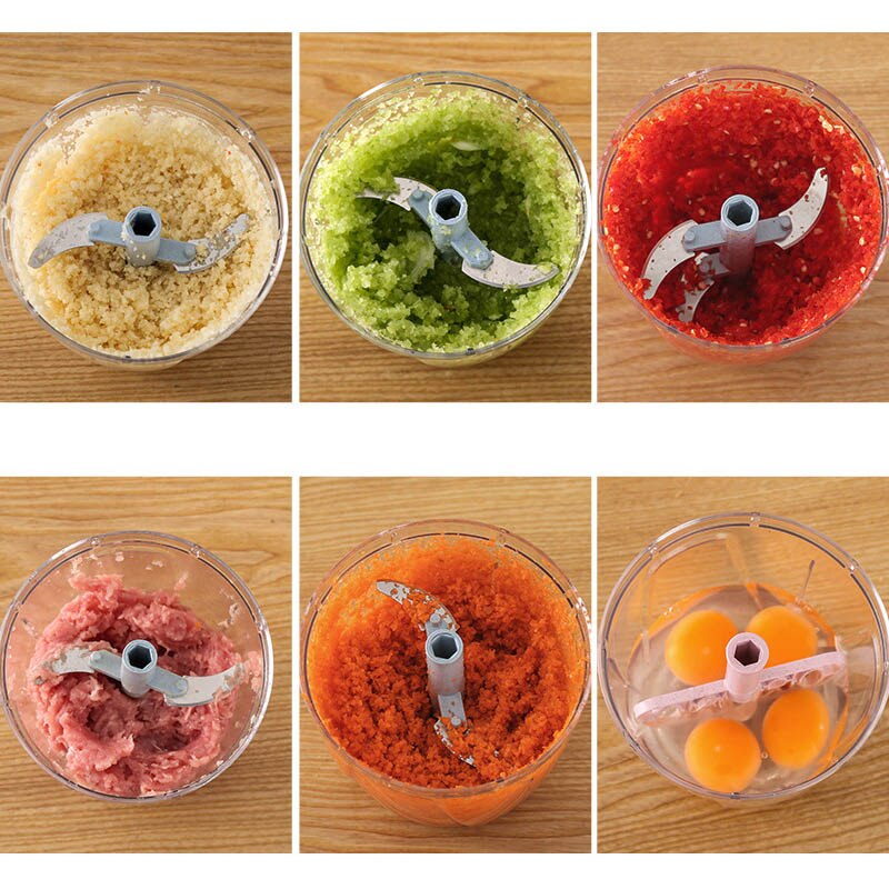 Stainless Steel Pull String Garlic Cutter 5 Cutter Manual Vegetable Nuts Onions Chopper Utensilios De Cocina -V12