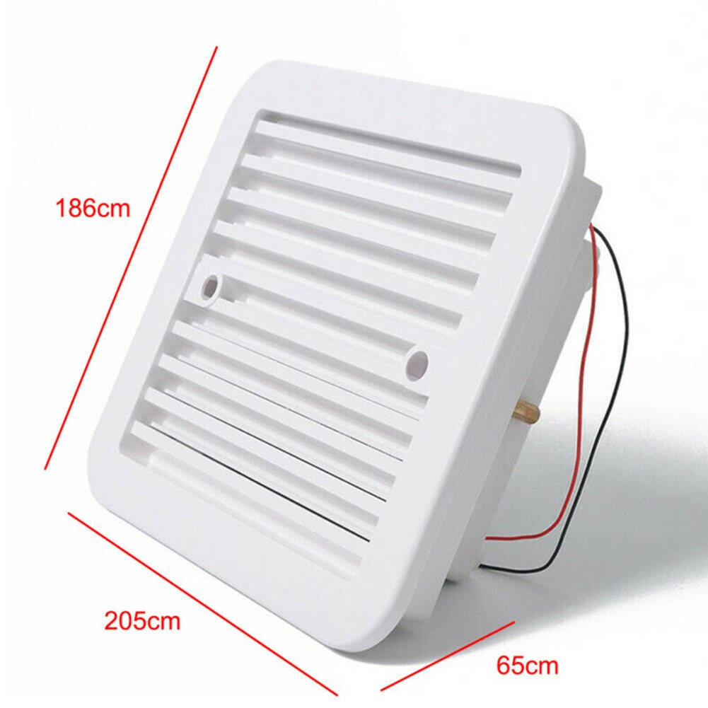 Exhaust Ventilation Fan Side Air Vent Caravan Motorhome RV Camper Van White Fan Ventilation Kitchen Bathroom Toilet Small Air