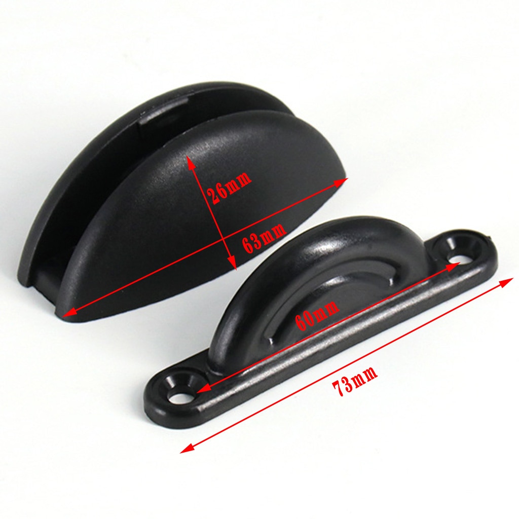 Nylon Door Catch Stop for RV Camper Trailer Boat Travel Motorhome Caravan Black