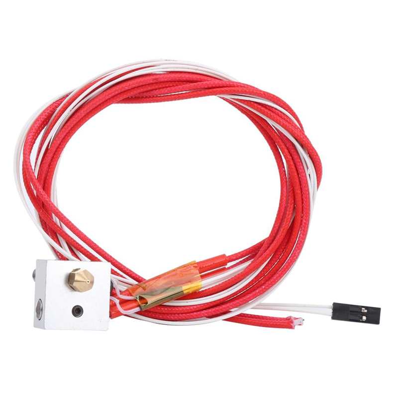 threaded inserts stainless steel insert for hardware repair tools Extruder Assembled MK8 End Kit Heating Tube Nozzle Set