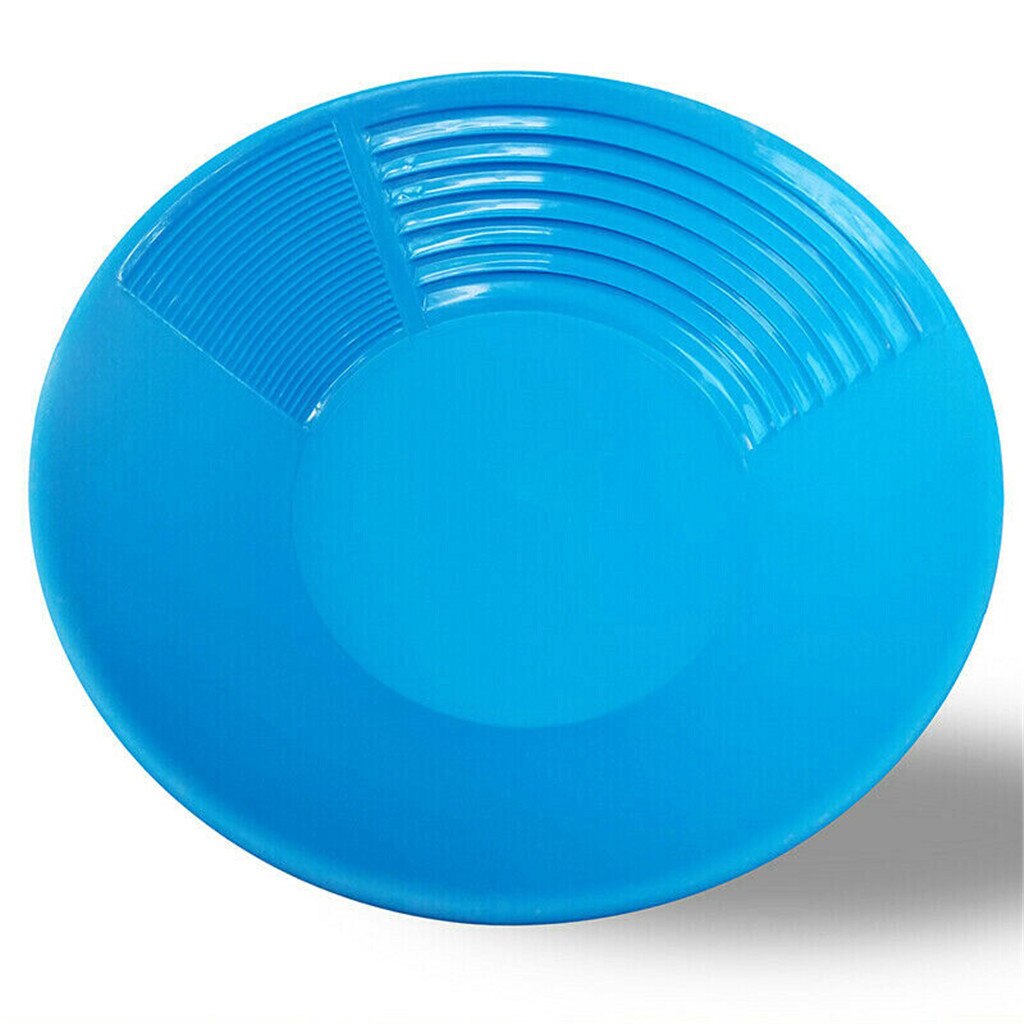 Black Plastic Gold Pan Basin Nugget Mining Dredging Prospecting for Sand Gold Mining Manual Wash Gold Panning Equipment