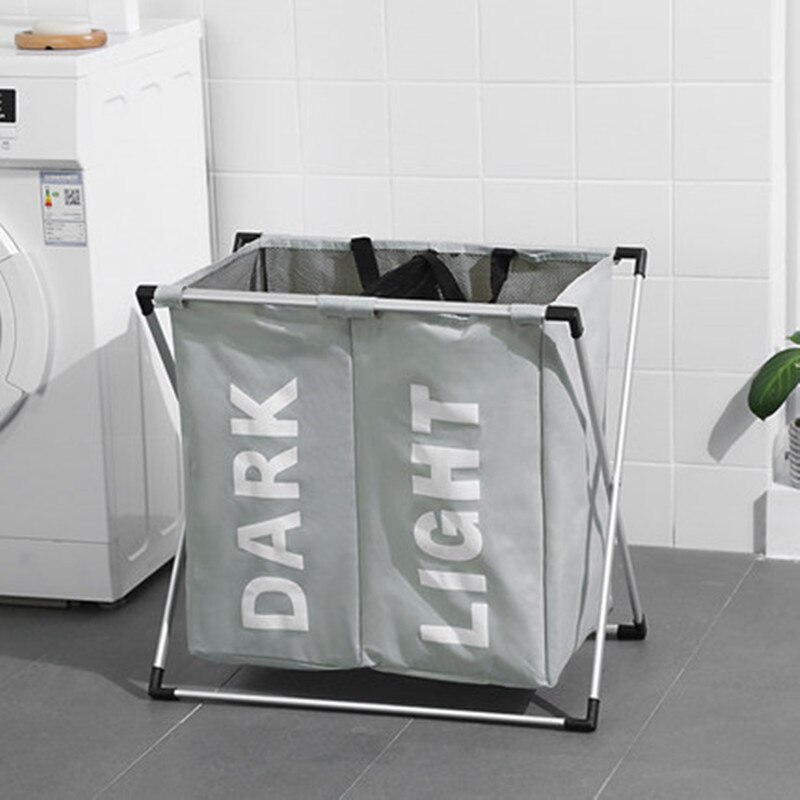 Popular Foldable Laundry Basket Organizer Detachable Home Laundry Hamper Sorter Waterproof Bohemian Large Laundry Basket Split