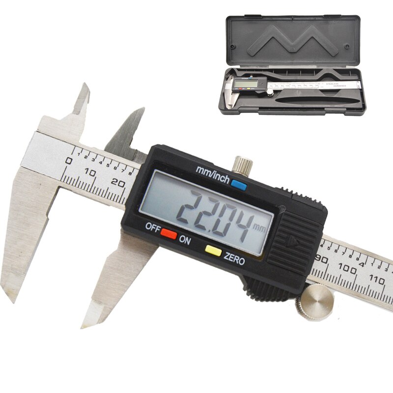 6 inch LCD digital caliper 0-150mm electronic stainless steel vernier caliper metal measuring tools Gauge