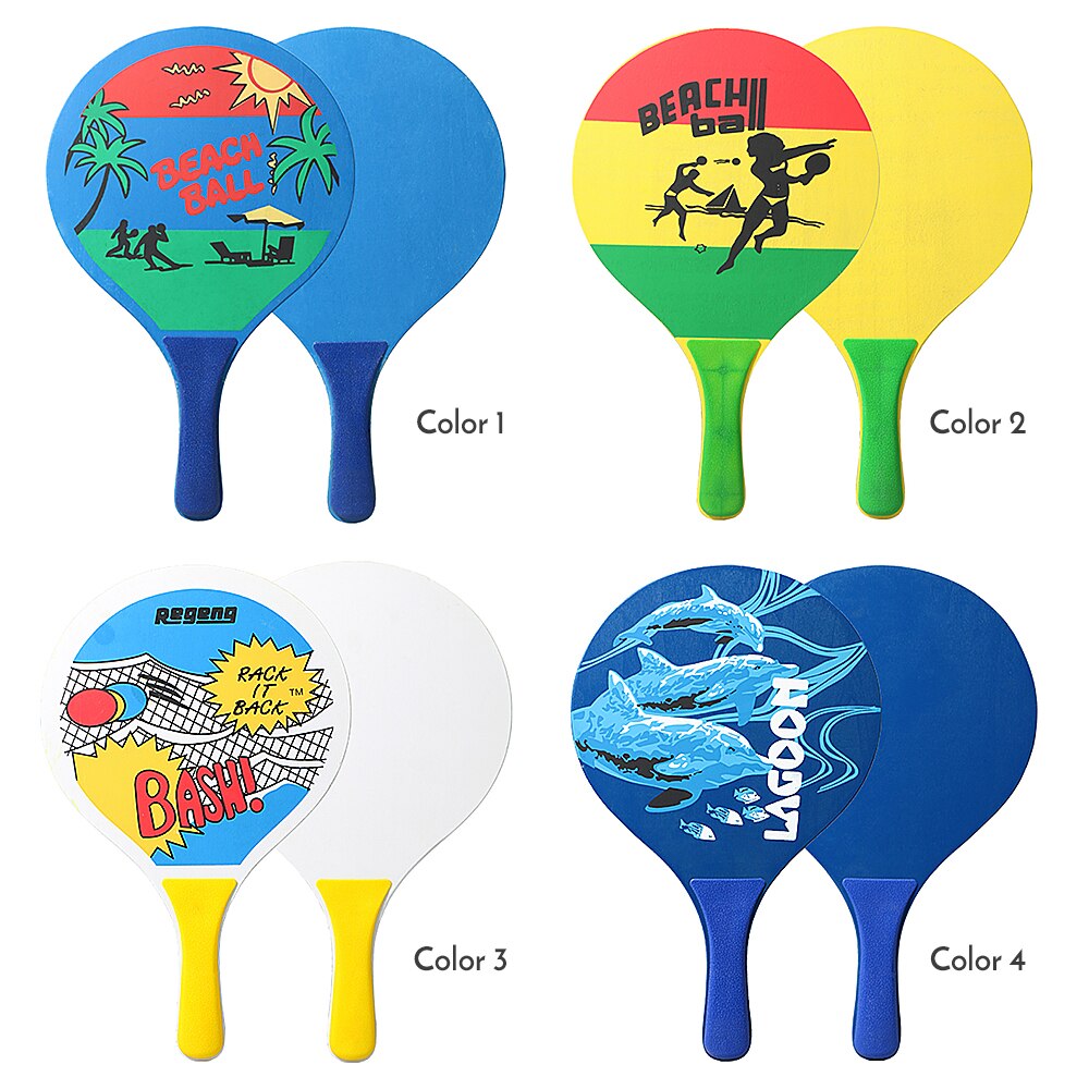 Paddle Ball Game Beach Tennis Pingpong Cricket Badminton Racket Paddles Set Indoor Outdoor Racquet Game For Kids And Adults