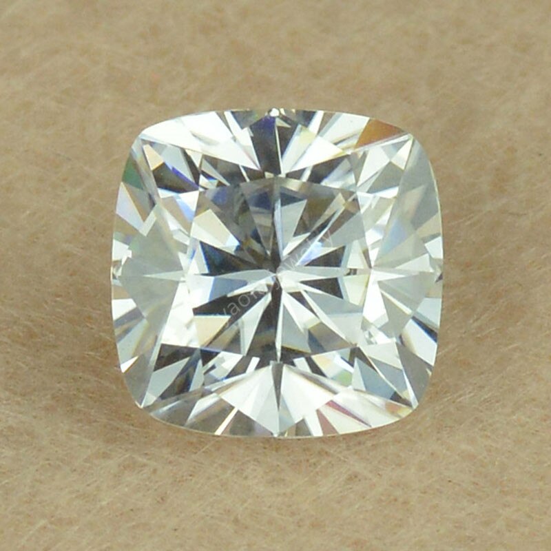 Hotsale Ef Kleur Wit 1CT Carat 6X6Mm Kussen Vorm Brilliant Cut Moissanites Losse Steen Met Gra Certificaat