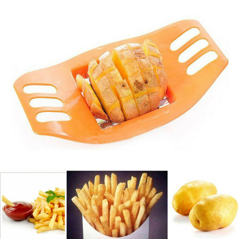 Vegetable Potato Slicer Chips Cutter Chopper Kitchen Tool Stainless Steel Multifunctional Potato Slicer