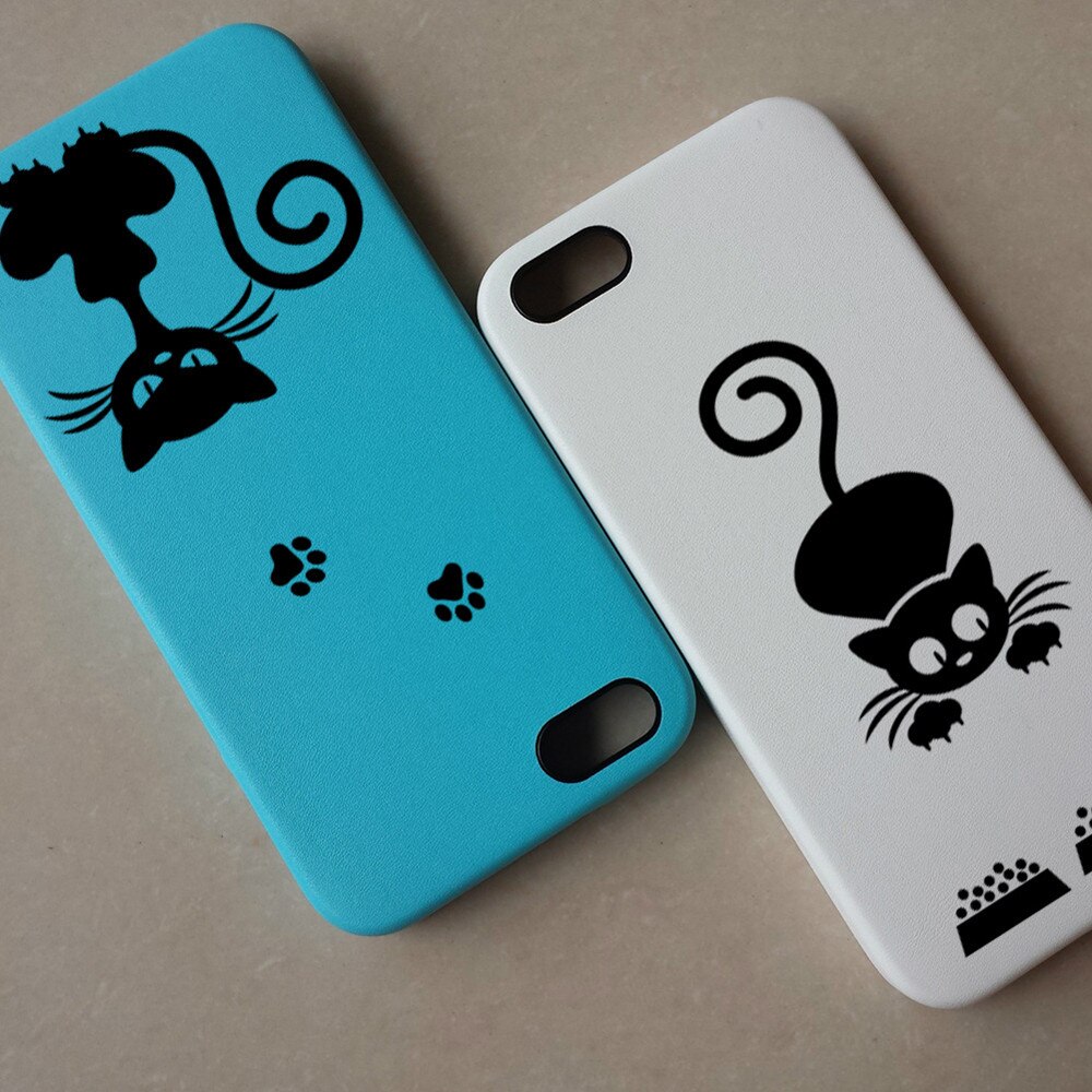Lovely Cat Light Switch Wall Stickers Home Decor Cartoon Animals Wall Decal Art