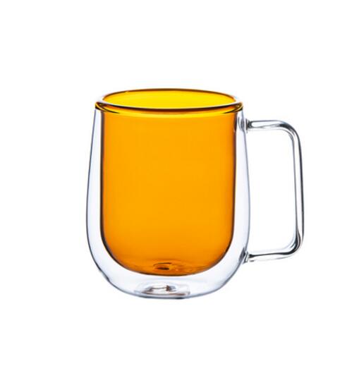 Hoge capaciteit dubbelwandige glazen bekers bier koffiebekers hittebestendige drinkbekers theemokken transparant drinkgerei