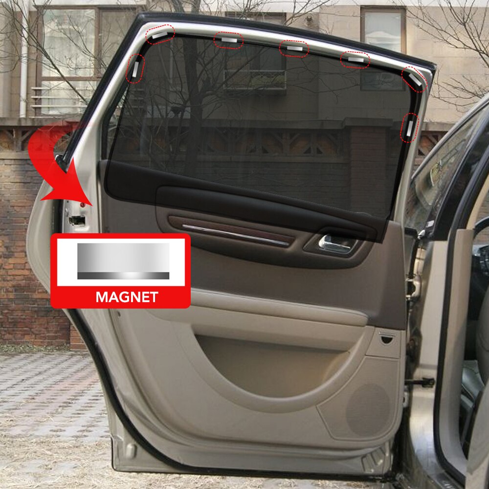 Magnetic Car Sun Shade UV Protection Car Curtain for Peugeot 207 301 308 309 405 3008 407 408 605 607 806 508