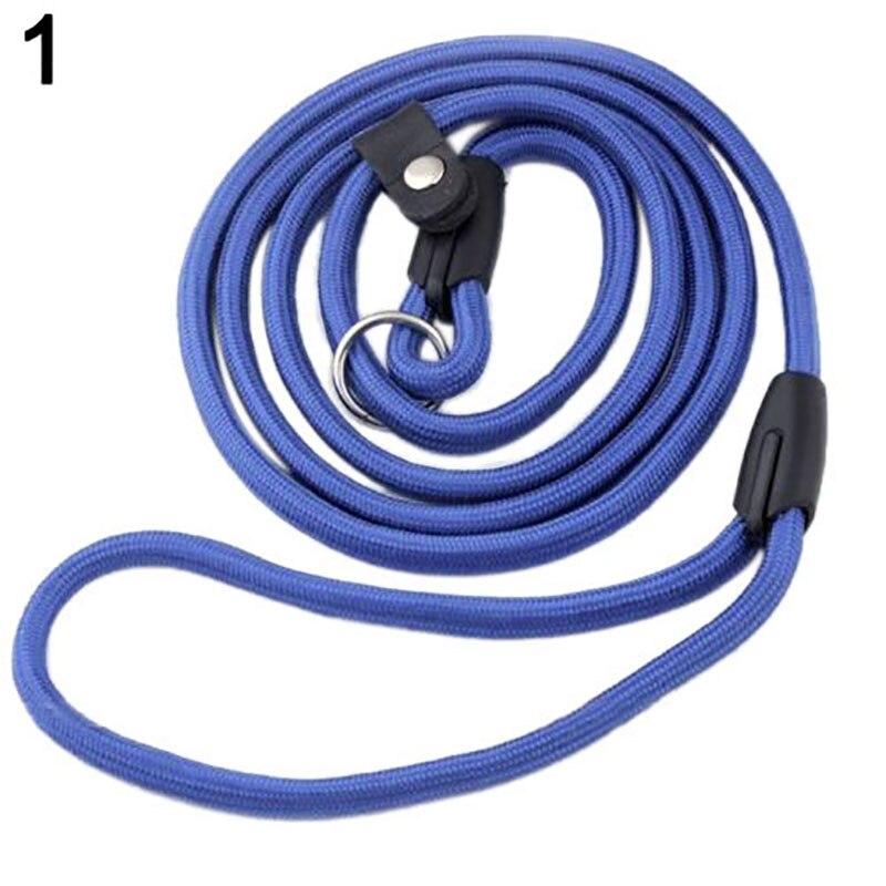 1 Pc Verstelbare Pet Dog Nylon Touw Training Leash Slip Tractie Kraag Lood Keten Nylon Hond Touw Training Dierbenodigdheden