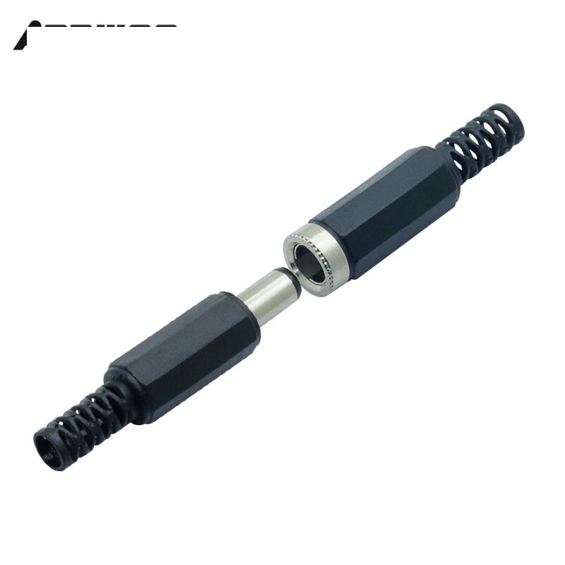 10pcs DC power connector soldering 5.5x2.1mm Female DC jack adapter DC cable terminal DC power plug&amp;jack