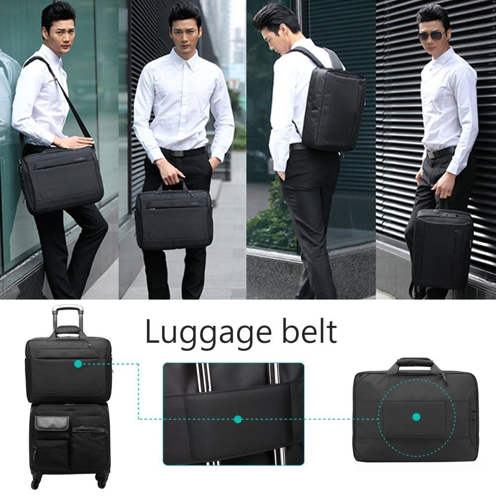 COOLBELL-mochila para ordenador portátil de 15,6/17,3 pulgadas, bolso de hombro para viaje de negocios, impermeable, antirrobo