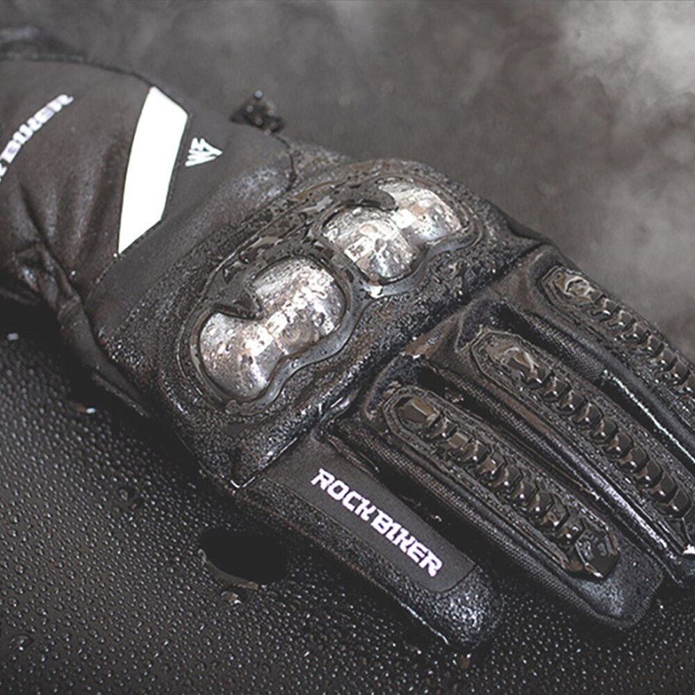 ROCK BIKER Moto gants hiver coupe-vent étanche Guantes Moto écran tactile Gant Moto Guantes Moto gants d'équitation