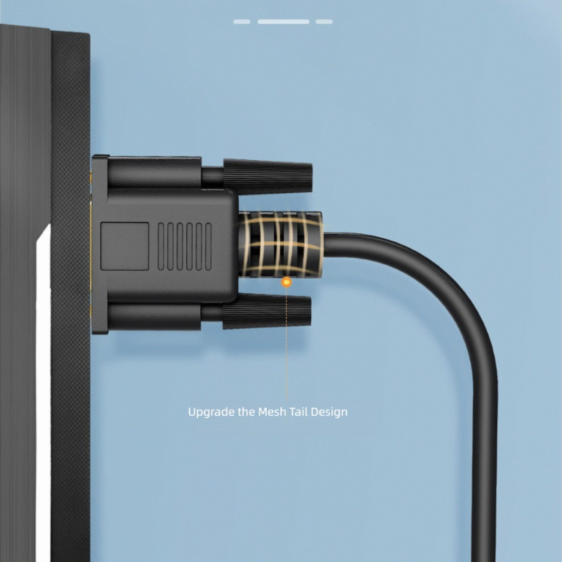 1.8m USB-C Thunderbolt-3 naar VGA Adapter Kabel USB 3.1 Type-C Male naar VGA Male Converter voor Macbook Laptop Monitor Projector