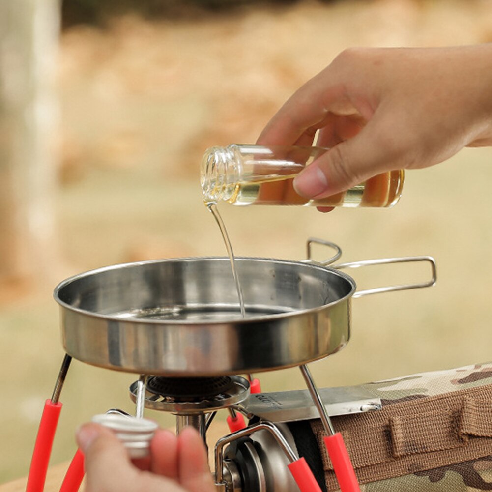 9pcs Outdoor Spice Bottles Set with Storage Bag Folding Wax Canvas Large Capacity Camping Hiking Bushcraft Picnic Crafts Vials