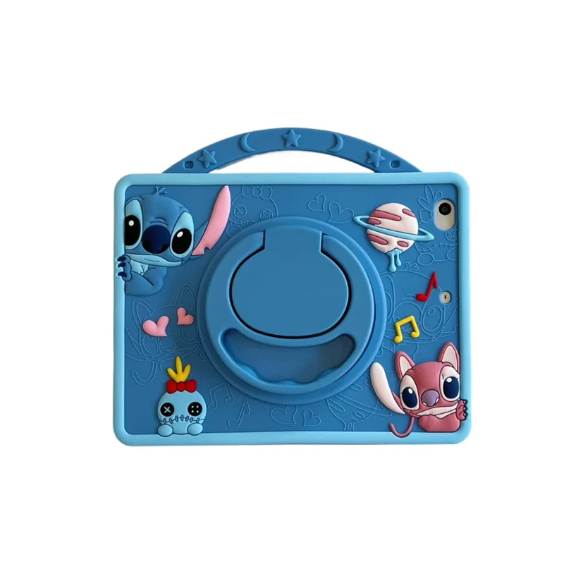 Stitch Case For IPad 8th 9th 10th Generation Air 2 3 4 5 10.9 Mini 4 5 6 Pro 11 With Pen Slot Silicone Tablet Cover