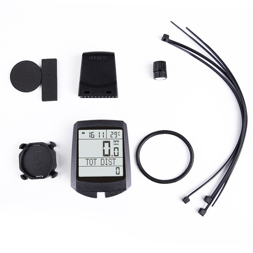 INBIKE Waterproof Bicycle Computer Odometer Wireless Mountain MTB Road Bike Cycling Stopwatch LCD Digital Speedometer Watch: C Five languages