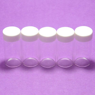 20 ML Clear Reagensfles, Sample, Penicilline Flesjes, Met PP Schroef Deksel, 5 STKS/PARTIJ