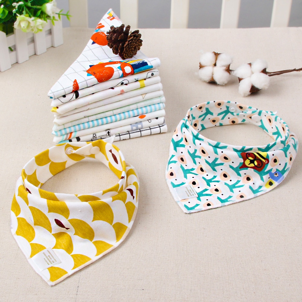 Baby Lätzchen Junge Mädchen Bandana Wasser Absorbieren Lätzchen Spuck Tuch Dreieck Baumwolle Baby Schal Rülpsen Baby Weihnachten Zubehör