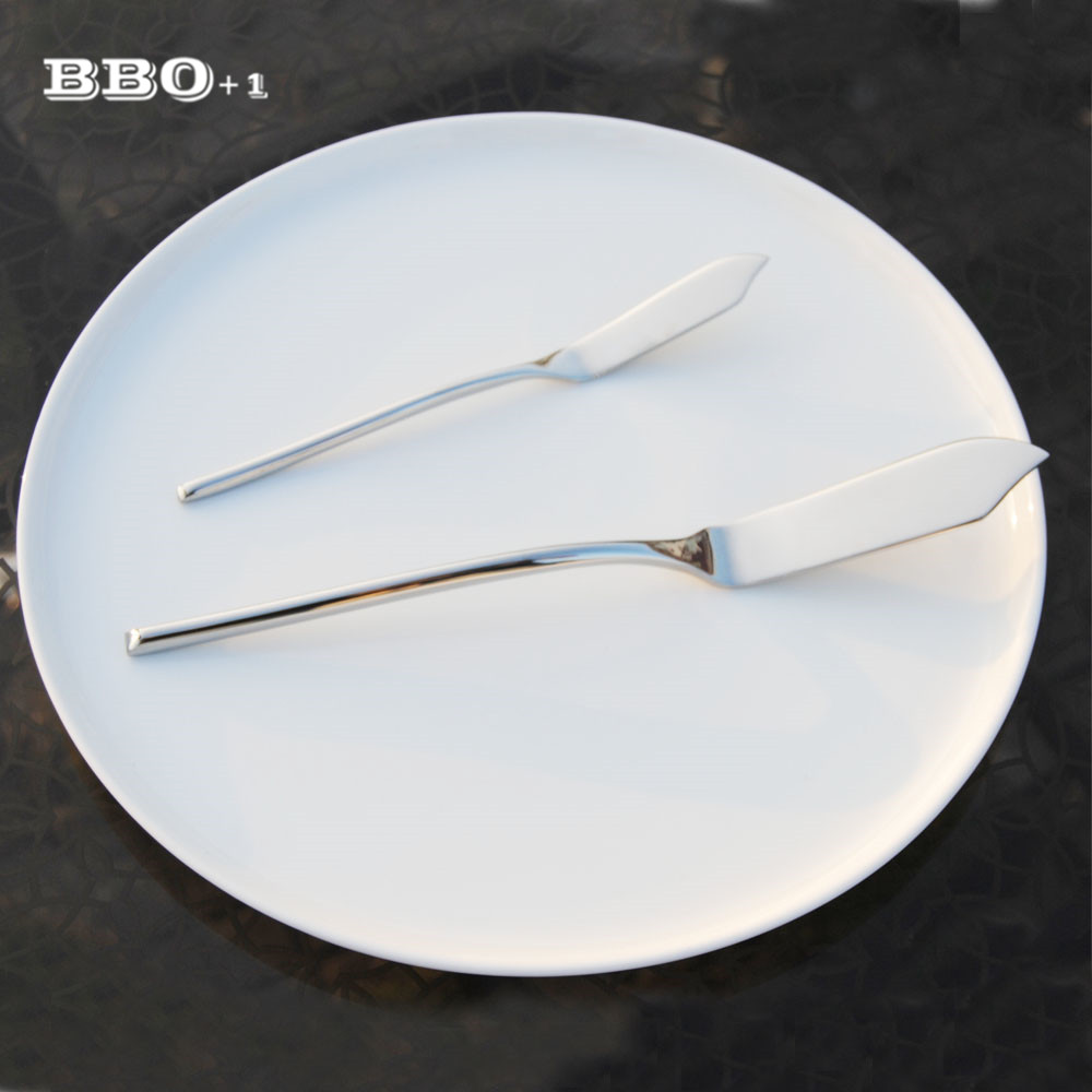 2pcs Cake Knife set Butter Knife Cheese Spreader Butter Jam Cutter Slicer Fish knives Breakfast Baking Cake knife tablewear set