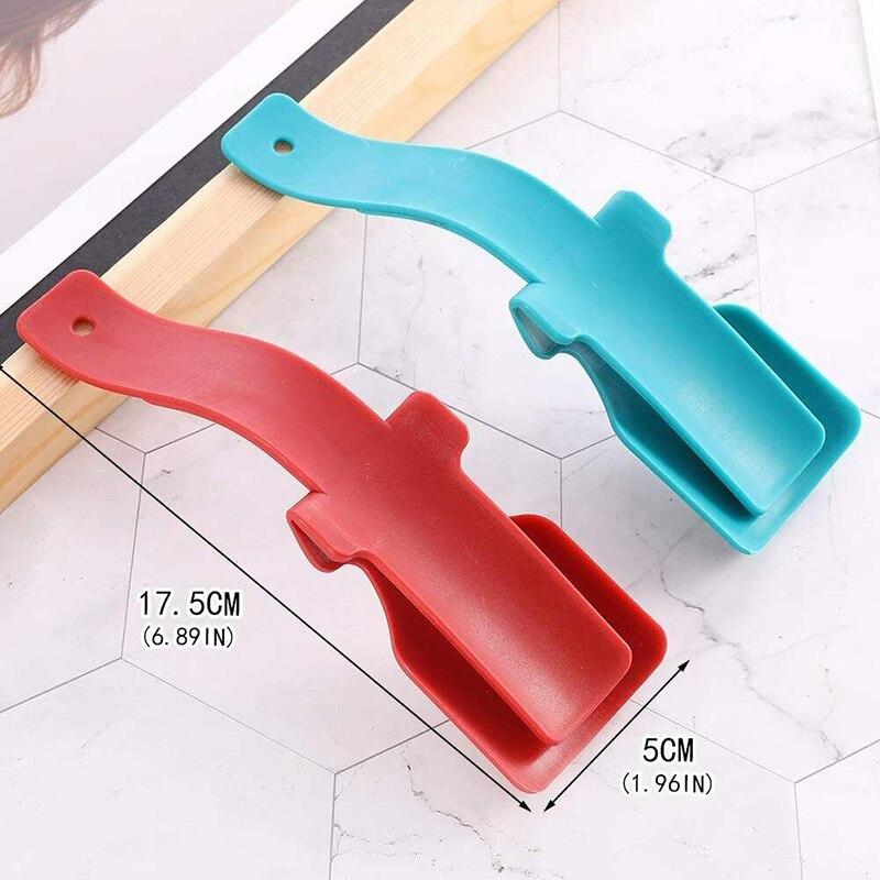 1pc Portable Unisex Lazy Shoe Helper Sock Shoe Slider Handled Shoehorn Lifting Wearing Helper Tool Plastic Shoehorn Accessories