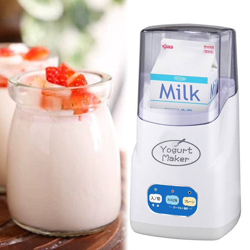 Multifunktion mini yoghurt maskin helautomatisk konstant temperatur jäsning elektrisk yoghurt maker kök