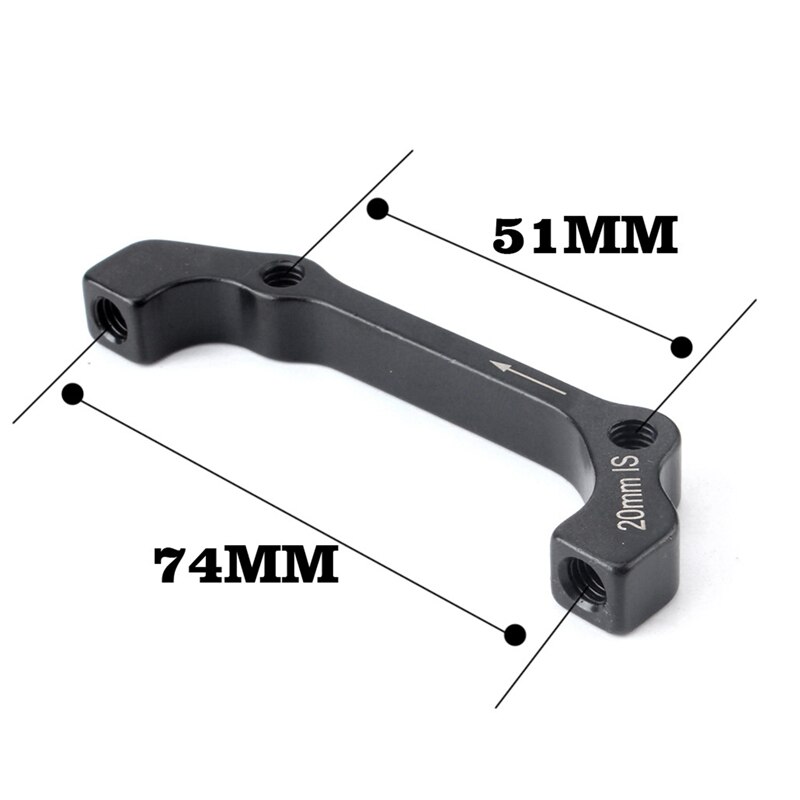 2 Juego de adaptador de montaje de pinza de freno de disco Is/Post para Shimano Hayes Mtb, 1 juego delantero 180Mm trasero 160Mm y 1 juego delantero 160Mm trasero 140M