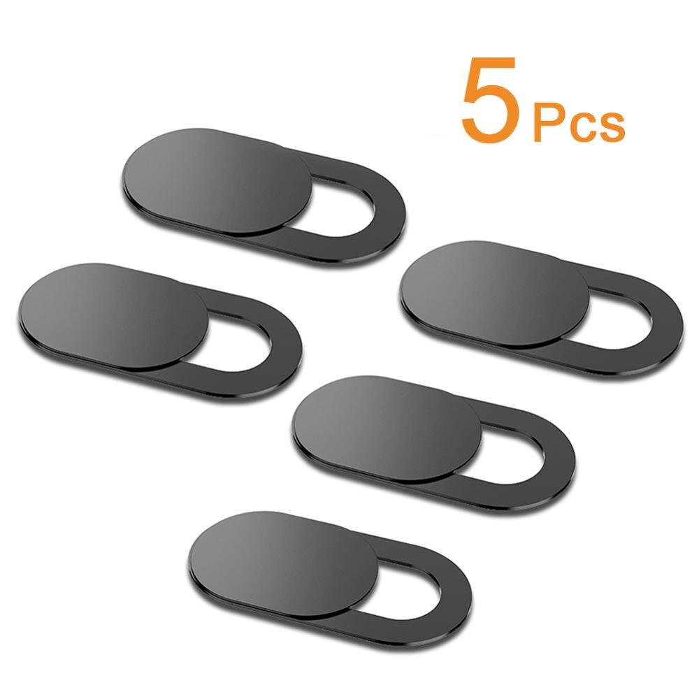 3/5pcs WebCam Cover otturatore magnete Slider copertura della fotocamera in plastica universale per Web Laptop iPad PC Macbook Tablet Privacy Sticker: 5pcs