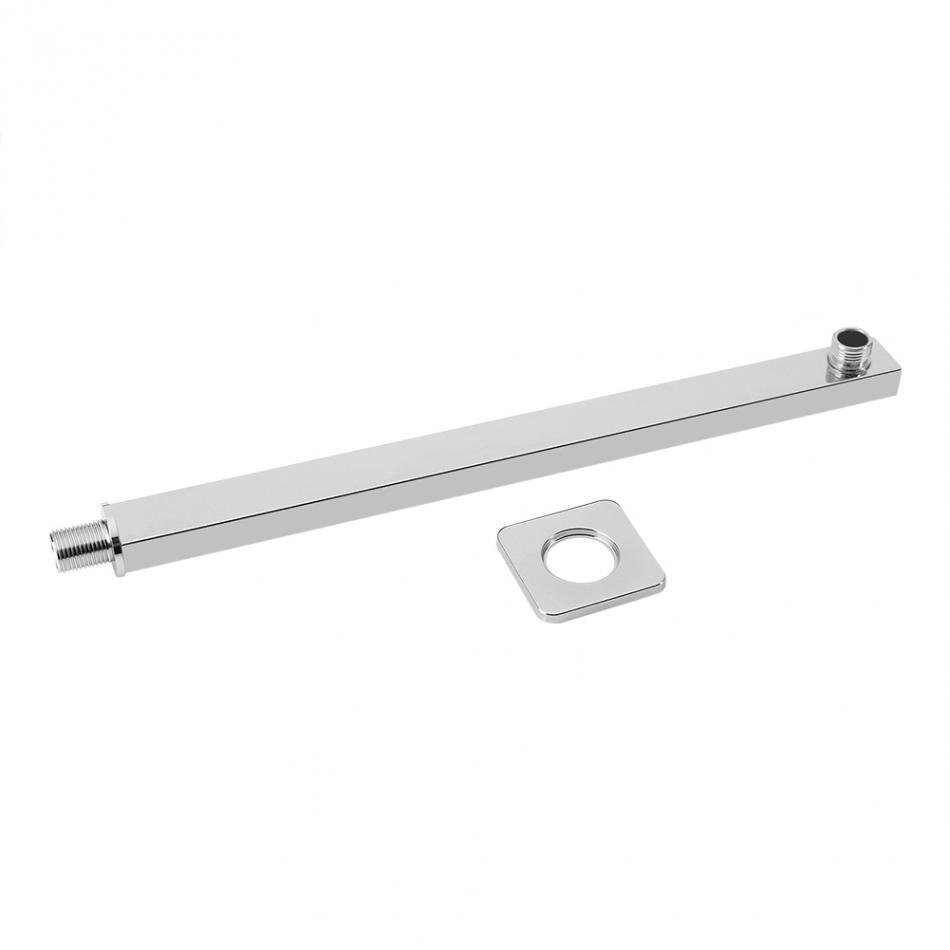 16in Lange Douche Extension Arm Gepolijst Rvs Beugel Bar voor Douchekop Houder Badkamer Douchen extension arm kit