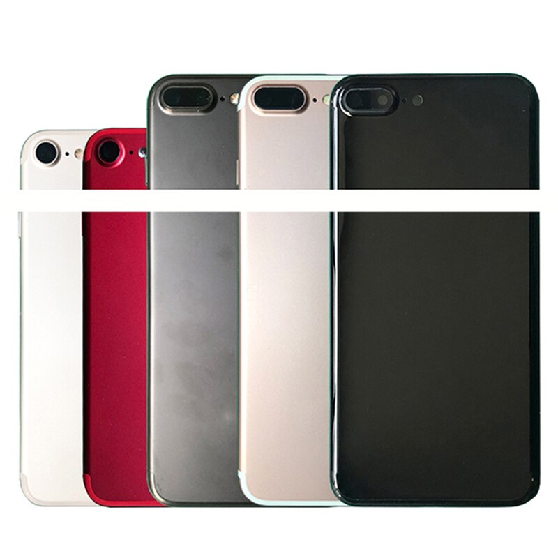 Full Housing for iphone 7 Plus 7Plus Back Battery Door Cover Middle Chassis Frame with Flex Cable Replacement Parts Assembly