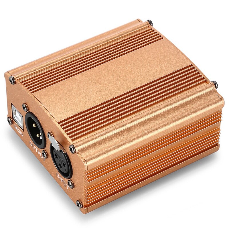 48V Usb Phantom Voeding Usb2.0 Kabel Dual Plug Microfoon Kabel Voor Mini Microfoon Condensator Opname Apparatuur