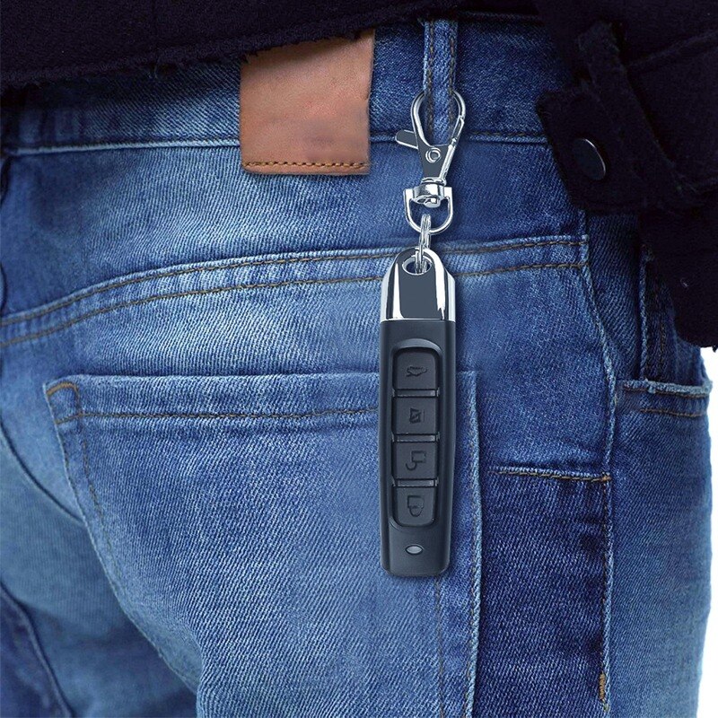 Mando clon SMG ERREKA Vario LUNA/RESON1/RESON2, transmisor remoto para garaje, , 433MHz, luz azul, 4 canales