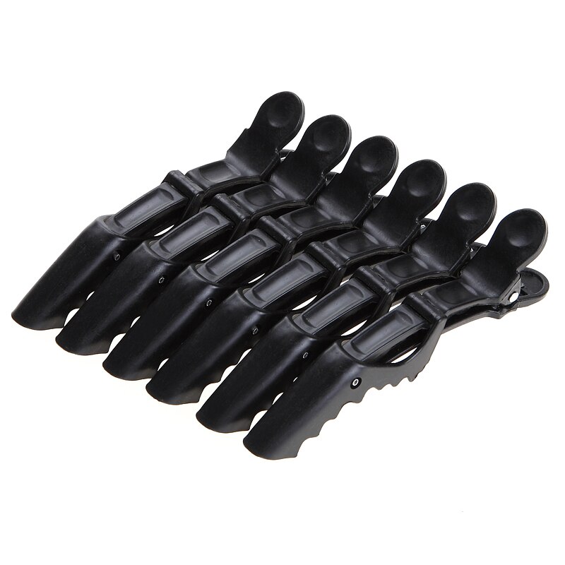 5 Color Hairdressing Clamps Claw Clip Pro Hair Salon Plastic Crocodile Barrette Hold Hair Section Clips Grip Tools DIY Home