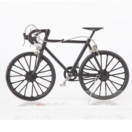 23Cm Diy Monteren Legering Model Simulatie Fiets Accessoires Mini Simulatie Fiets Mountainbike Speelgoed Fiets Model